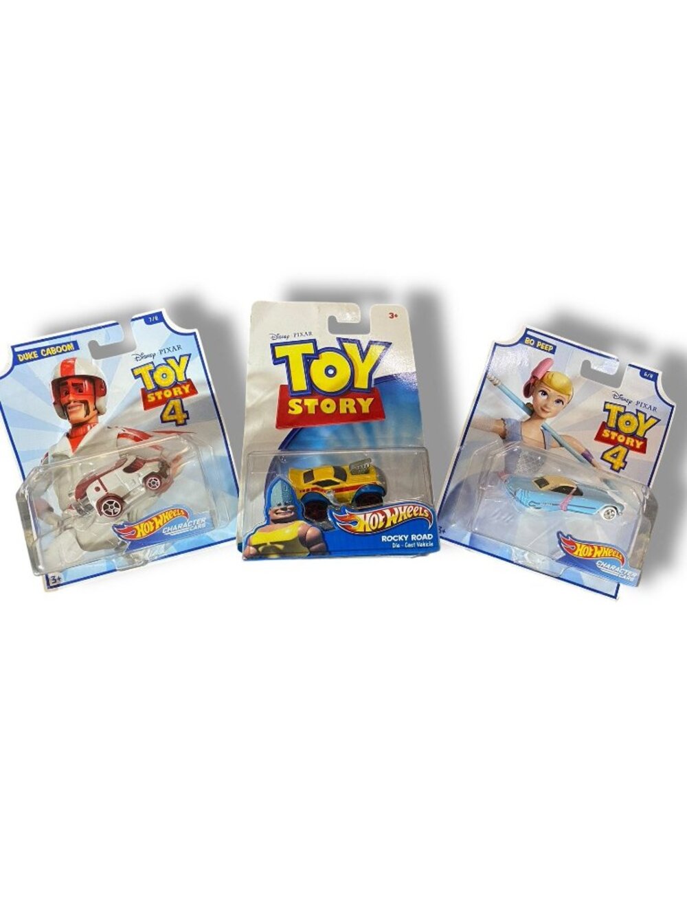 Hot Wheels Toy Story 4 Disney Pixar Character Cars Duke Bo Peep 2018 Rocky